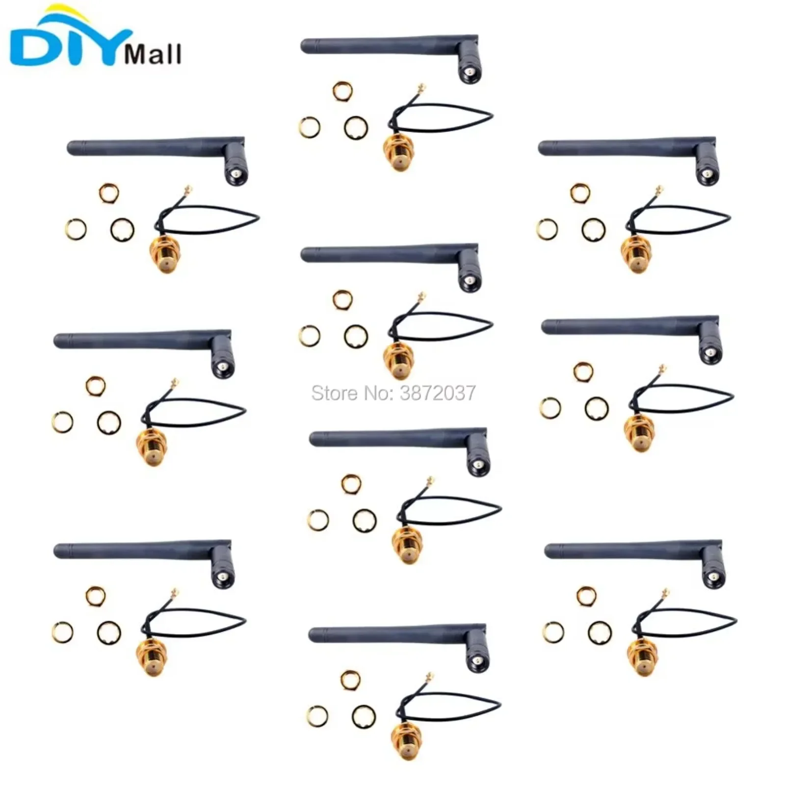 Esp8266 - 10pcs 2.4G WiFi 3dBi Gain Antenna