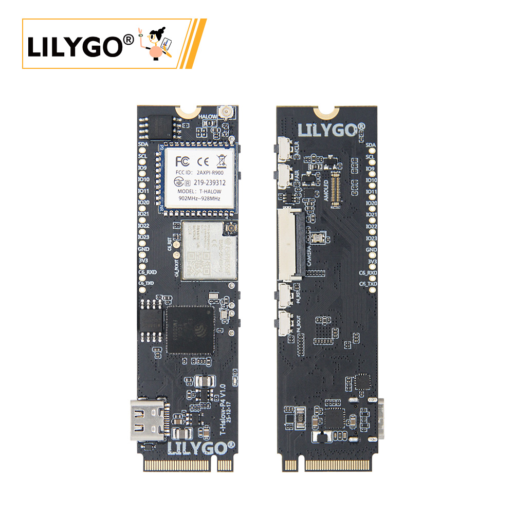 Esp32 P4 - LILYGO® T-Halow-P4 ESP32-P4 Development Board, 16MB