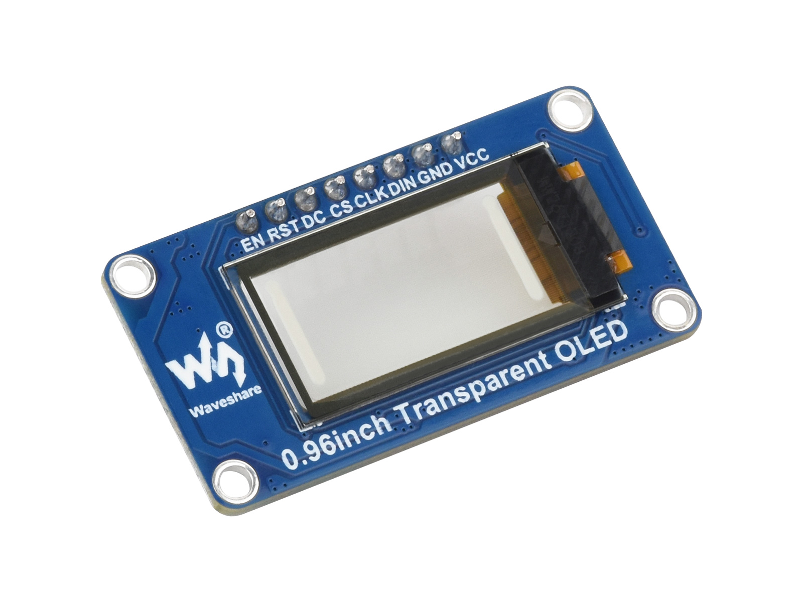 Esp32 Uart Module - 0.96 inch Transparent OLED Display Module