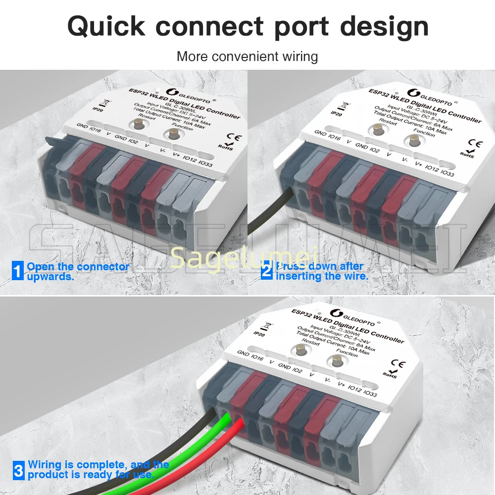 DIY GLEDOPTO ESP32 Mini WLED L - Espressif Esp32 评论和价格