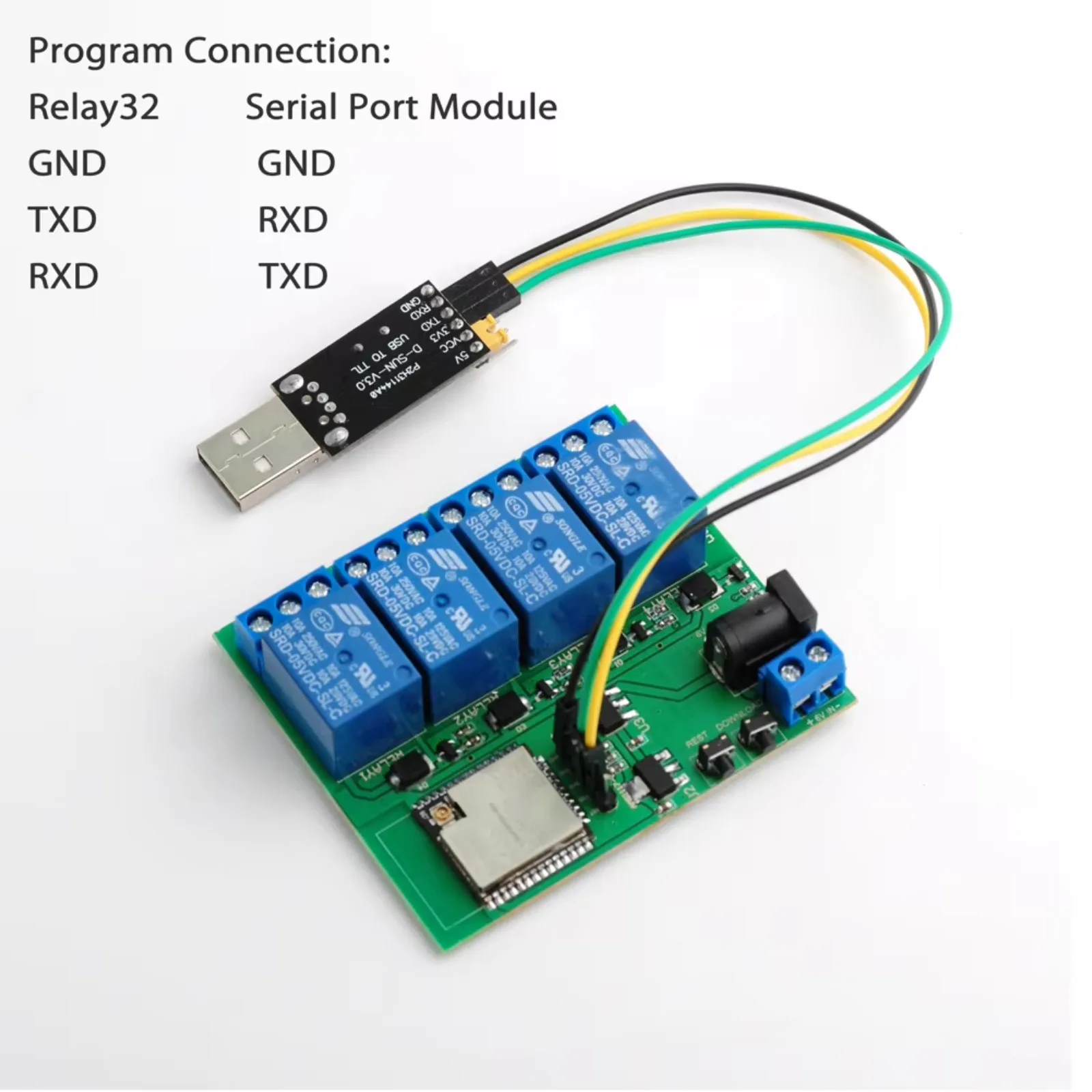 ESP32 4 Channel Wireless Relay - Espressif Esp32 评论和价格